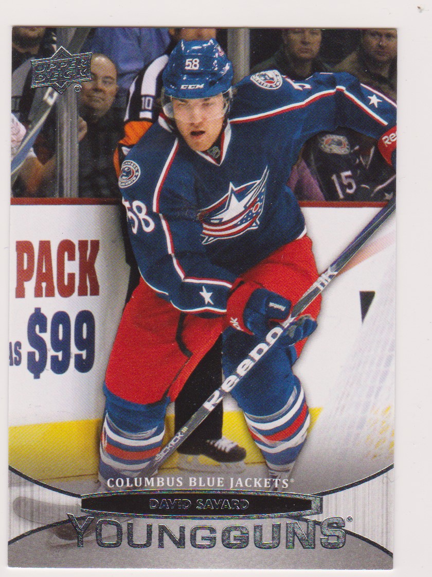 (image for) 2011-12 Upper Deck #211 David Savard Young Guns YG RC